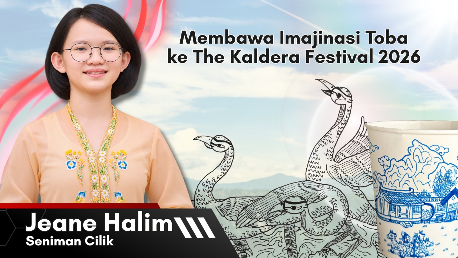 Jeane The Picasso Tampil di The Kaldera Festival 2026, Bawa Pesan Pelestarian Danau Toba